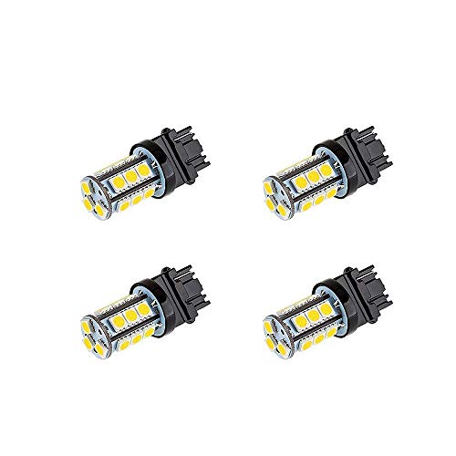 Makergroup S8 3156 Wedge Base LED Light Bulb 12V Low Voltage 3Watt Warm White 2700K-3000K for Outdoor Landscape Lighting and RV Vehicle Automotive Lights 4-Pack