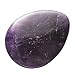 Top Plaza Thumb Worry Stone Water Drop Natural Amethyst Chakra Reiki Healing Crystals - Tumbled Palm Stone