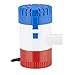 CO-Z Submersible Bilge Pump 500GPH 12V 2.0A, 3/4