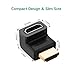 UGREEN HDMI 270 Degree Right Angle Adapter Gold Plated High Speed HDMI Male to Female Connector Adapter for Roku TV Stick