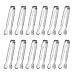 12 Pack Silver Sugar Cubes Tongs
