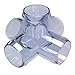 FORMUFIT F0125WC-UV 5-Way Cross PVC Fitting, Furniture Grade, 1/2