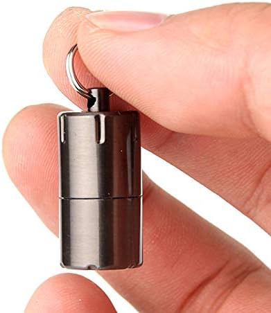 Mini Brass Lighter - EDC Peanut Lighter Keychain - Waterproof Fire Starter Especially for Survival and Emergency Use