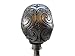 Silver Tone Carved Celtic Zombie Tattoo Skull Head Hot Rod Auto Gear Shift Knob/Decor