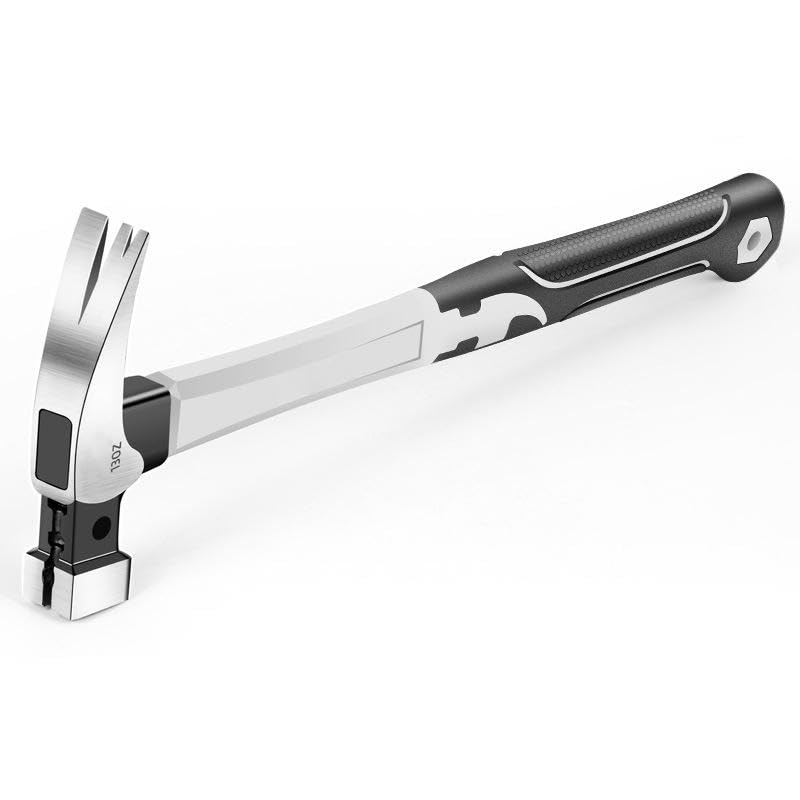 Nikou Framing Hammer, Rip Claw Heavy Duty Magnetic Automatic Steel Nail Tools for Wood Typing, Fiber + Carbon Steel
