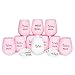 Sister Squad Bachelorette Party Silicone Wine Cups | Perfect Maid of Honor & Bridesmaid Gifts/Bride & Bridal Party Favors/Will You Be My Bridesmaid Proposal Box (Full Set (10-Pack), Pink)