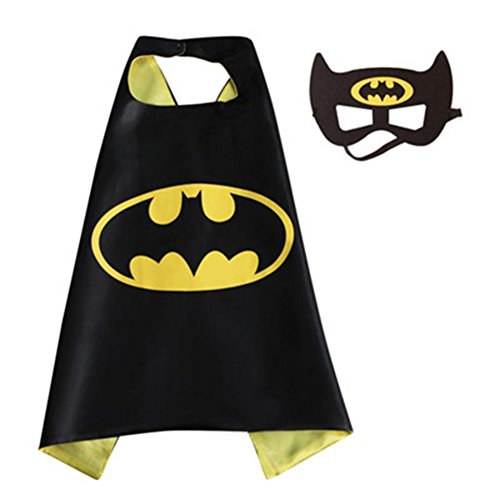 DC Comics Adult Size - Batman Logo Cape and Mask with Gift Box by Superheroes