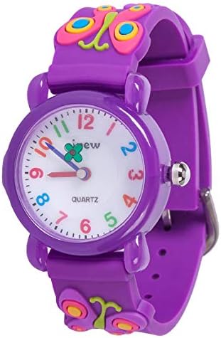 Kids Watch, 3D Cute Cartoon Waterproof Silicone Watch for Girl and Boy,Children Toddler Wrist Watches