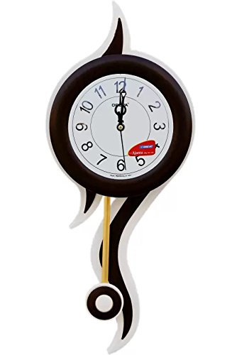 Ajanta Oreva Wooden Finish Plastic Pendulum Clock