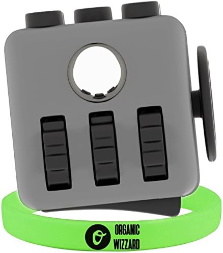 Fidget Cube for Stress Relief Anxiety ADHD for Kids and Adults (Dark Grey)