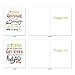 10 Small Thank You Greeting Cards with Envelopes, All-Occasion ‘Words of Appreciation’ Note Cards Featuring Artfully Rendered Quotes about Gratitude (4