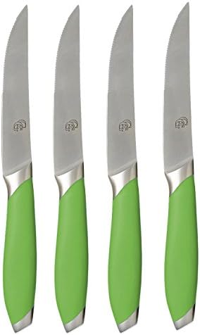 GELA GPS-0813G Nitrogen Infused Knife Set, GREEN
