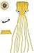 American Summertime Parafoil Octopus Kite with String and Storage Bag,Yellow | Quality Toys for Boys | Best Beach Toy | Boys Toy | HUGE Kite Toy Over 16 Feet Long | 300 ft String