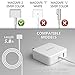 Palytte for MacBook Air Charger,Replacement 45W Magsafe 2 Power Adapter T-Tip Magnetic Connector Charger with 2.4A USB Port for MacBook Air 11 inch and 13 inch (45W-T)