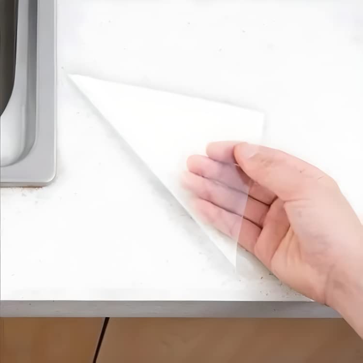 Adesivo Vinil P/Envelopamento Transparente Proteção Móveis Geladeira Fogão Mesa Impermeável 5m x 50cm