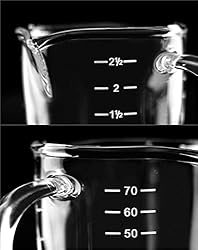 QWORK Espresso Shot Glass with Handle, 2 Pack