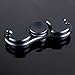 Fidget Spinner EDC Hand Spinner Spin Aluminum Custom Fidget Toys (Black)