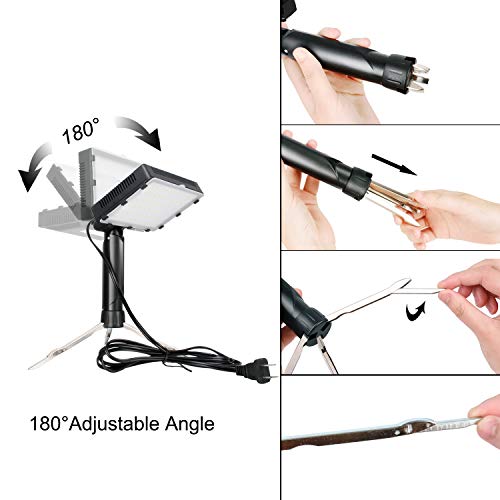 FUDESY Portable Continuous Photography Lighting Kit for Table Top Photo Video Studio Light Lamp, 60 LED Panel Light with Color Filters -4 Sets,FDS60DL4