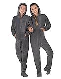 Footed Pajamas - Howling Moon Kids Hoodie Chenille