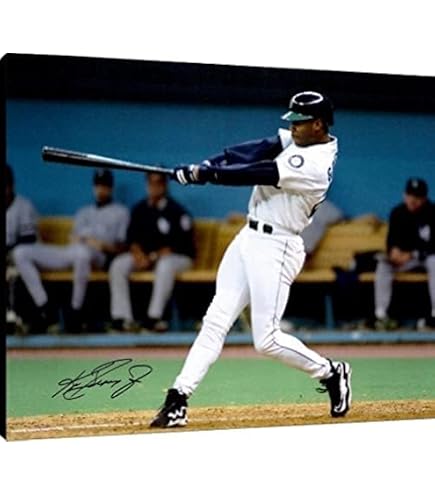 Amazon.com: Ken Griffey Jr - Leaping Catch - Metal Wall Art 16x20