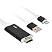 Lightning To HDMI, iPhone HDMI Adapter,BOJECHER (Upgrade Version) Apple To Hdmi Adapter,Lightning To Hdmi Adapter,1080P AV Adapter HDTV Cable 6.5Ft For iPhoneX/8/7/6/5Series,Plug and Play.