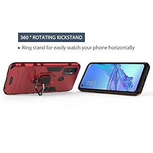 TANYO Cover + [2 Pezzi] Vetro Temperato per Oppo A53S / A53, TPU/PC Dual Layer Armor Antiurto Protezione Custodia [360… - immagine 7