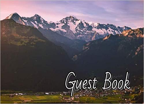 Guest Book Vintage Rustic Guests Book To Sign In For Vacation