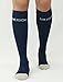 MDSOX Graduated Compression Socks for Men & Women 20-30 mmHg (Navy Blue, XXL) Best Stockings for Nurses, Travel, Running, Maternity Pregnancy, Varicose Veins, Medical, Blood Circulation, Leg Recovery