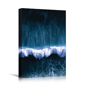 signwin Canvas Wall Art Coastal Aerial View Beach...