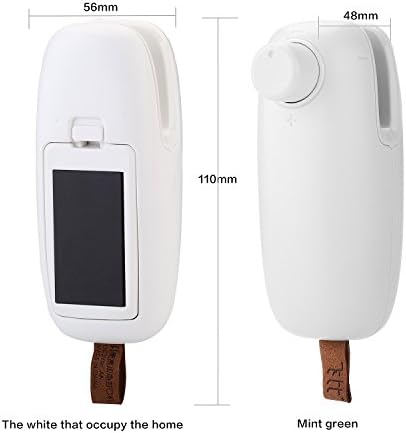 mini food sealer, Hand held food sealer,small sealing machine，Bag Heat Sealer. (white)