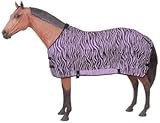 Tough 1 Zebra Mesh Fly Sheet 75 Purple Zebra