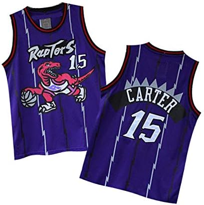 DadaokeY Carter Jerseys Basketball Athletics Jerseys Retro Jersey 15 Youth/Kids
