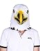 HDE Rubber Latex Eagle Head Face Mask Patriotic US American Flag Cape Costume