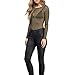 May&Maya Women's Mesh Long Sleeve Bodysuit Leotard Top
