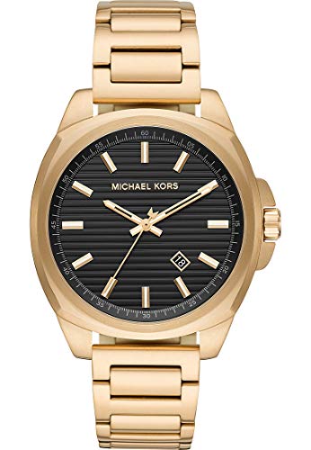 Michael-Kors-Herren-Analog-Quarz-Uhr-mit-Edelstahl-Armband-MK8658