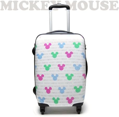 Amazon ジッパーキャリー キャリーバッグ スーツケース かわいい ホワイト カラマル ミッキーマウス ディズニー トラベル用品 バッグ 財布 おもちゃ