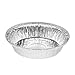 Fit Meal Prep 50 Pack 7” Round Aluminum Foil Pans with Lids, Pie Tins Disposable 7 inch with Lids, Take Out Containers, Freezer Oven Safe Aluminum Baking Pans for Storing, Cooking, Storage, Reheating