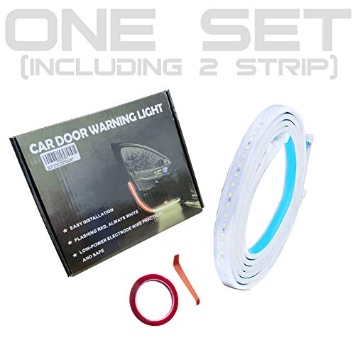 2pcs Universal Car Door Warning Lights Accessories Light 47.2\