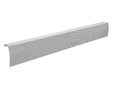 Premium Series Galvanized Steel Easy Slip-On Baseboard Heater Cover in White (6 ft, Cover, No Accessory)