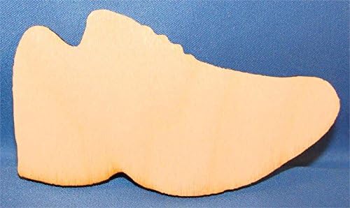 CMRun Unpainted Running Shoe Wood Cutout/ Package of 10