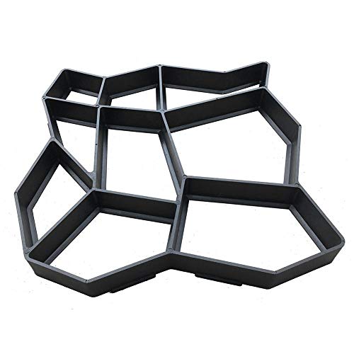 Mikolot Pavement Mold - Plastic DIY Path Maker Brick Mold Concrete Stone Molds for Stepping Stones (5#)