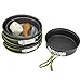Lixada Camping Cookware Mess Kit,Backpacking Gear & Hiking Cooking Equipment Cookset Lightweight, Compact, Durable Pot Pan Bowlsthumb 1