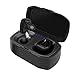 True Wireless Earbuds TWS Bluetooth Headphones [2019 Version] Mini Stereo HiFi Sound Bluetooth 5.0 IPX5 Water Resistant, 3D Stereo Sound, Wireless Earphones in-Ear Headset with Charging Case (Black) primary