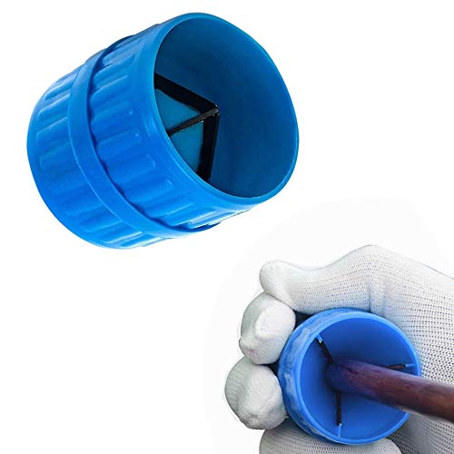 YMDZ Rohrentgrater Innen und Au ßen Universal Rohrreibahle Rohrschneider, für 5mm-38mm Kunststoffkörper, BCT-208 Blau