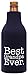 Father's Day Gift Beer Bottle Coolie Best Grandpa Ever 2 Pack Bottle Drink Coolers Coolies Navy