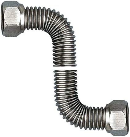 AquaForte SC536 Stainless Steel Spiral Hose Set/Heat Exchanger 10 m / 1 Inch Internal Thread/Usable up to 6 Bar/Silver / 45 x 45 x - Image 4