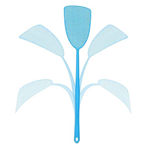 image for Fxbar 6-Pack Fly Swatters Pest Control Manual Plastic Durable Long Han