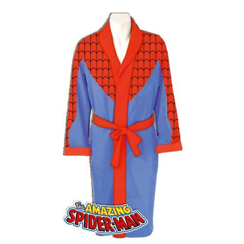 Spiderman Men's Marvel Comic Close Up Robe