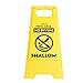 Swimming Pool Caution Warning Safety Floor Sign, 