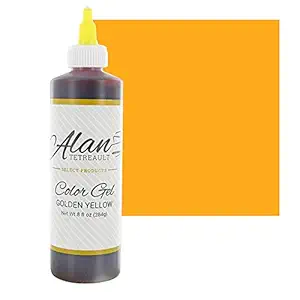 Global Sugar Art, Golden Yellow Premium Food Coloring Gel, 10-1/2 Ounces by Chef Alan